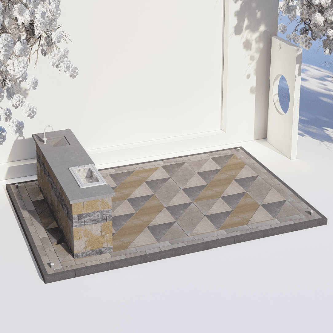 Outdoor Kitchen 4039 - 5.50 x 3.70 m